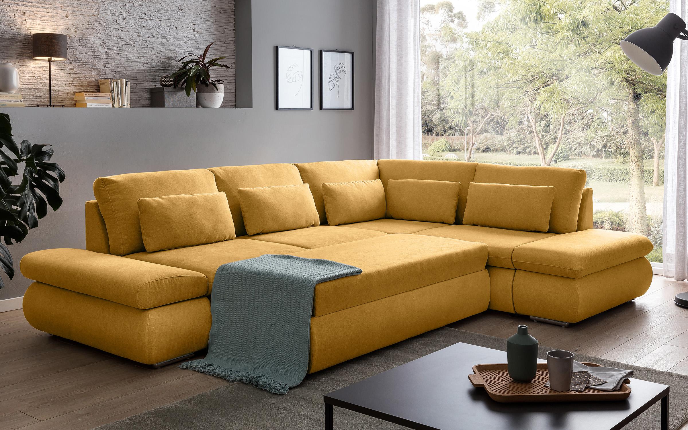 Coltar extensibil Delmar, mustar  3